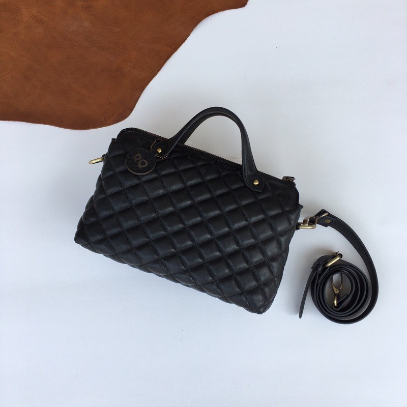 rq / tas kulit domba asli felly bag