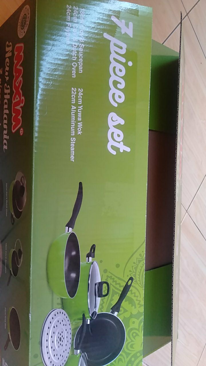 Panci Maxim Tebal New Halania 7 In 1 Original Teflon Cookware