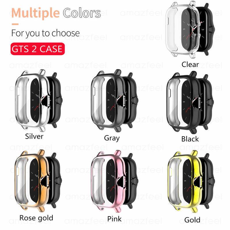 Case Bumper Pelindung Layar Penuh Warna-Warni Untuk Huami Amazfit Gts 2 2e 3 Gts2 Gts2E Gts3