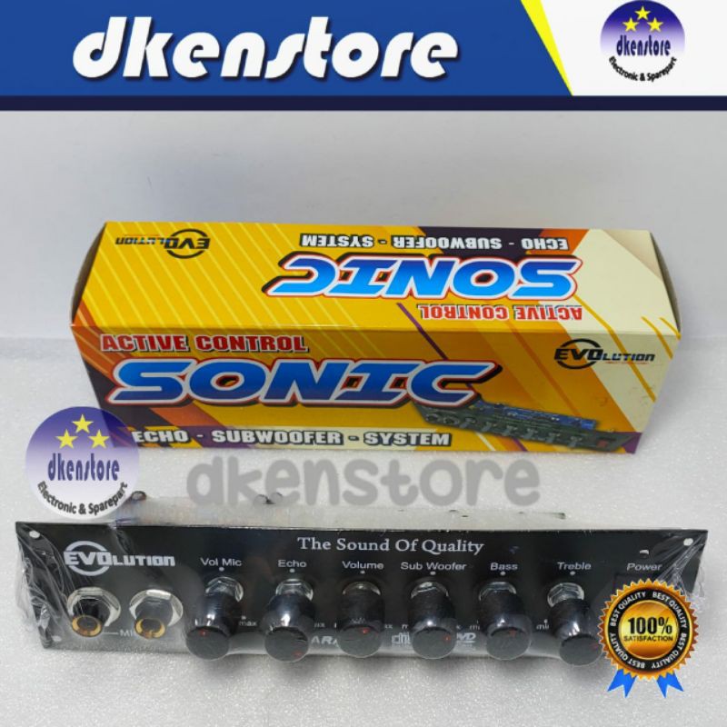 Tone control Sonic Evolution plus mic subwoofer echo