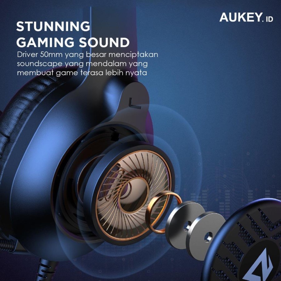 AUKEY GH-X1 RGB Headset Gaming