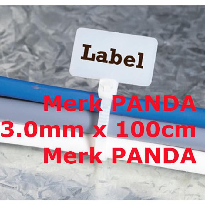 

HOT SALE|BEST SALLER Maker TIE PANDA 10cmx3mm Pengikat Kabel label /cable Ties Label name