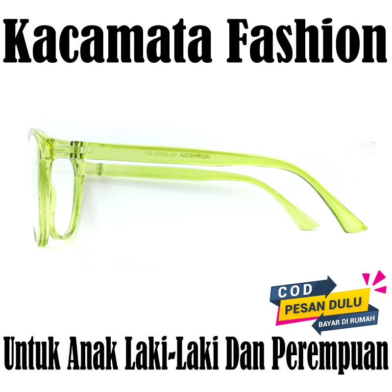 Kacamata Anak anak Laki Perempuan Fashion Kids Glasses Eyewear Frame Warna Model Korea Transparant