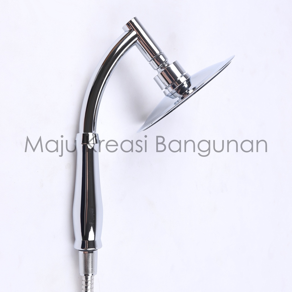 Hand Shower SOLIGEN A500 PVC ABS Chrome Kamar Mandi Tipe A 500 Kepala Toilet Selang Fleksibel Flexible