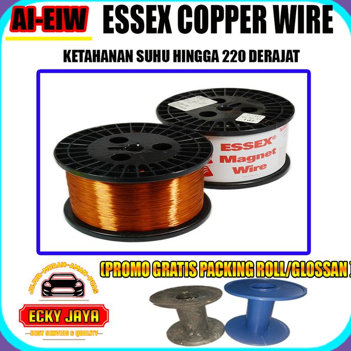 Essex Kawat Tembaga Ukuran 0.45 Mm|Berat 1Kg|Kawat Email Enamel Dinamo Termurah