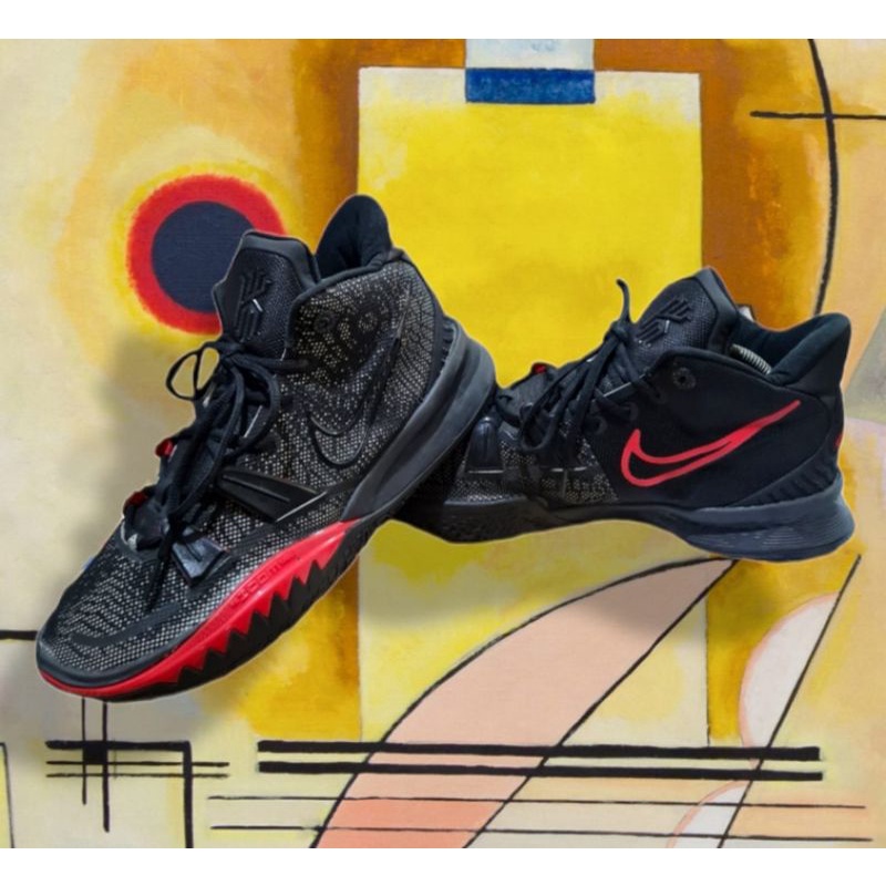 Thrift shoes size 45 sepatu second branded NIKE KYRIE 7 EP BRED ORIGINAL CQ9327-001