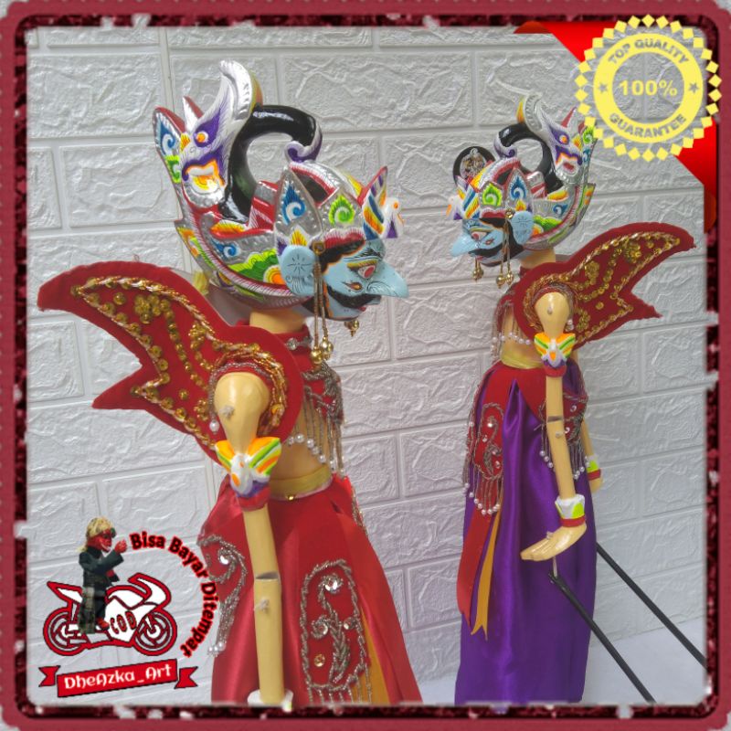 Jual Wayang Golek Gatotkaca Kualitas Bagus Halus 55cm Indonesia Shopee