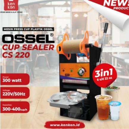 Mesin Cup Sealer 22Oz Cup Sealer Gelas 22 Oz Tutup Gelas Plastik