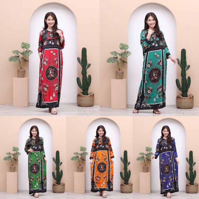 Daster Longdress Batik / Daster Batik / Daster Busui / Daster Cantik / Batik Murah