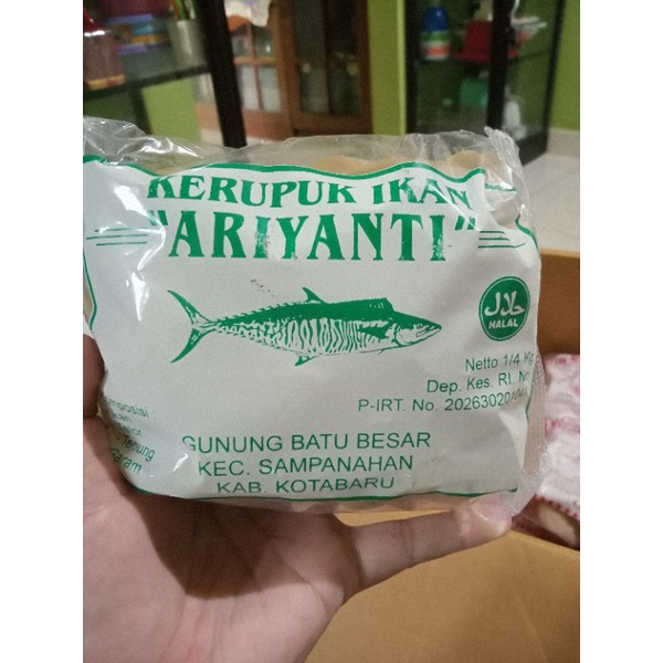 

Kerupuk IKAN,UDANG ARIYANTI