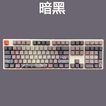 104-key OEM PBT  Set Keycap Dye-Sublimation Ukiyo-e Japan Manga Mouse Pad For GK61 Cherry MX Switches Mechanical Keyboar