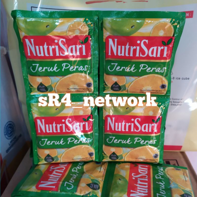 

Nutrisari Jeruk Peras 1 Renceng @10 Sachet