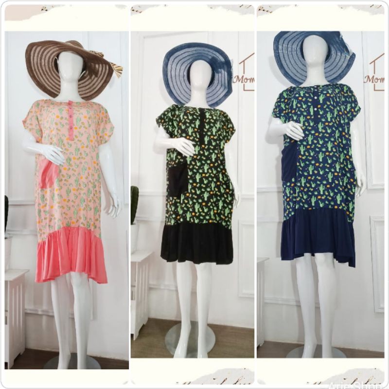 MAMA MIKA KAKTUS BY MOMIE DRESS / DASTER HOMI DRESS