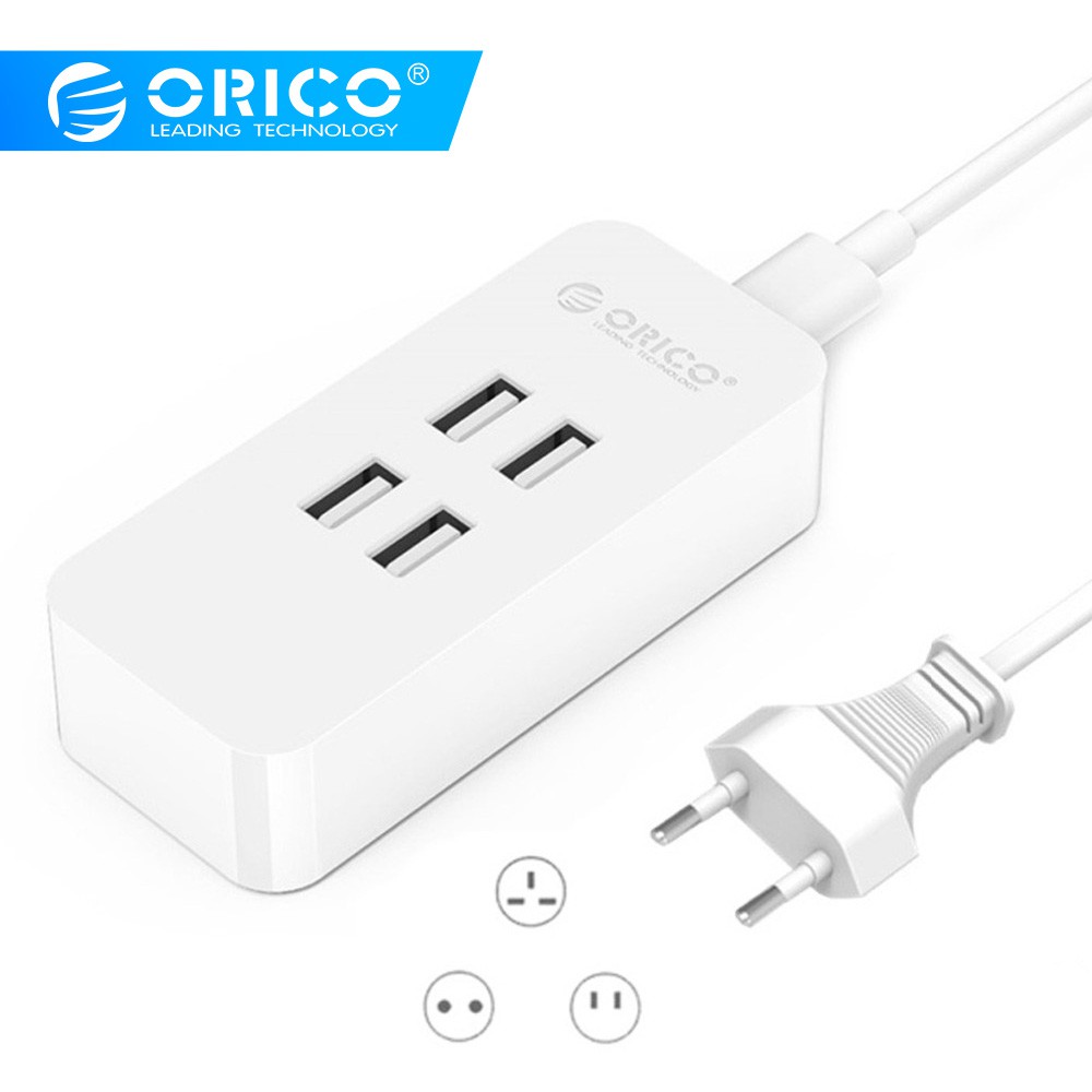 ORICO DCV-4U 20W 4 Port USB Smart Desktop Charger Original