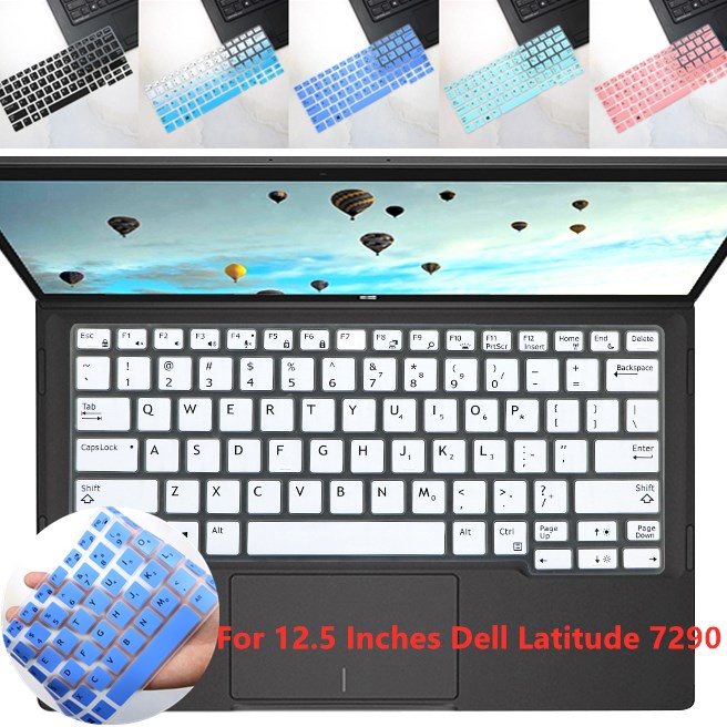 For 12.5 Inches Dell Latitude 7290 Intel 8th Generation I5 I7 Soft Ultra-thin Silicone Laptop Keyboard Cover Protector