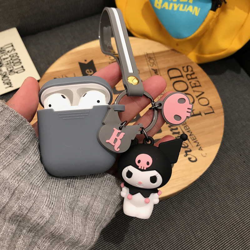 【Ready stock】3D Cartoon Candy colors AirPods pro 1 2 Earpod Bluetooth Earphone Apple Silicone TWS i9s/i10/i11/i12/i13 Protective Case with Hanging rope