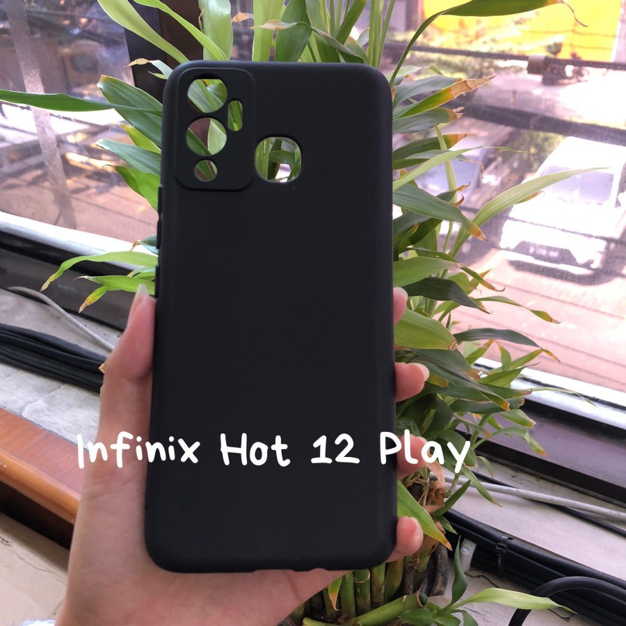 INFINIX HOT 30i 20 5G HOT 20S HOT 12i HOT 12 HOT 12 PLAY CASE SOFTCASE BLACK PREMIUM SILIKON HITAM KARET CASING PROTECT CAMERA COVER PELINDUNG KAMERA INFINIX HOT 12 PLAY