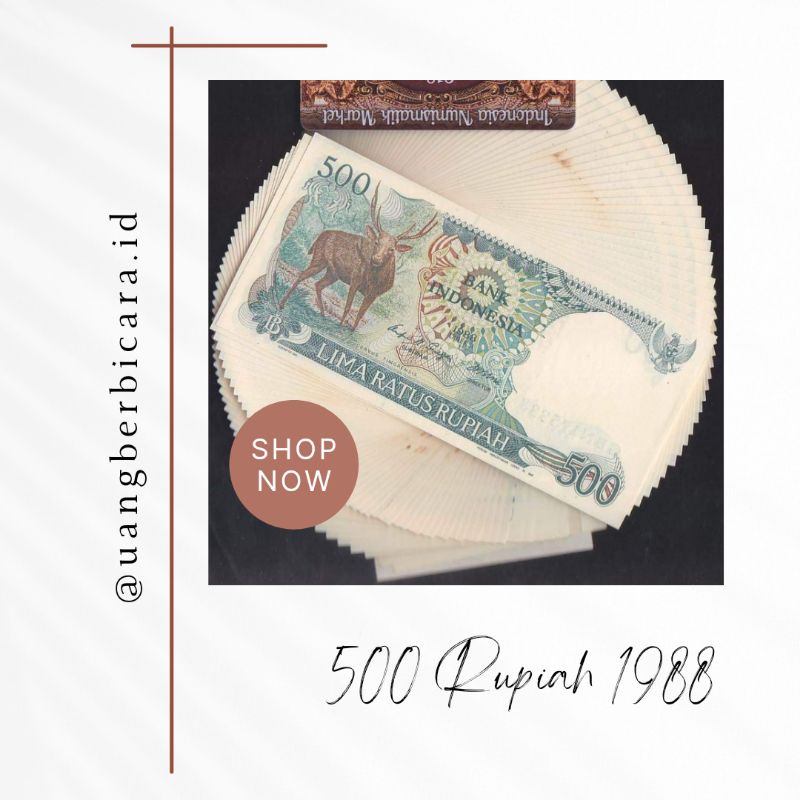H-323 500 Rupiah Rusa 1988