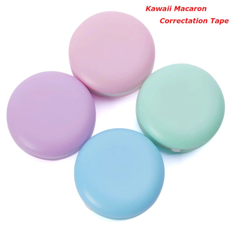 

INDORETAIL | Baru Kedatangan Lucu Macaron Roller Putih Keluar 8 m Koreksi Pita Korektor Eraser Anak