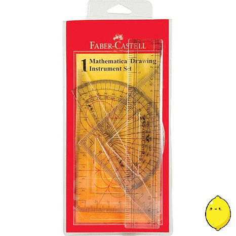 

Faber Castell Penggaris Mathematical Drawing Instrument Set