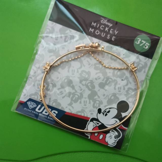 Gelang bangle love minnie mouse kadar 375