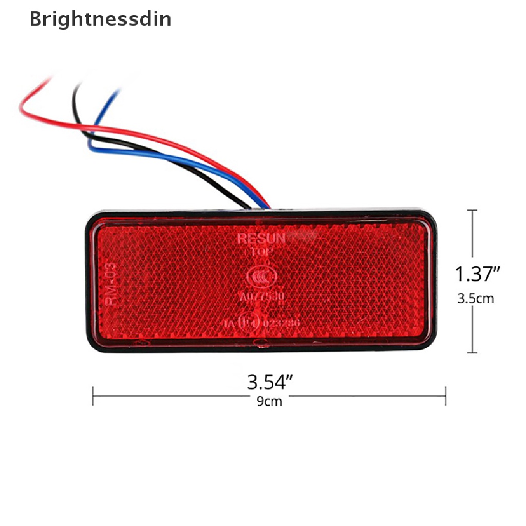 Lampu Rem LED Universal Untuk Plat Nomor Belakang Motor