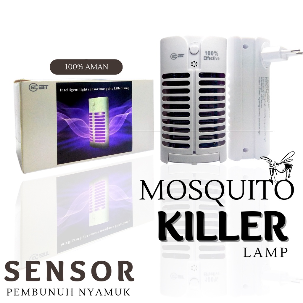 Mosquito Killer Lamp | Sensor Perangkap Nyamuk | Alat Pembunuh Nyamuk | Lampu Sensor Pembunuh Nyamuk Tanpa Asap