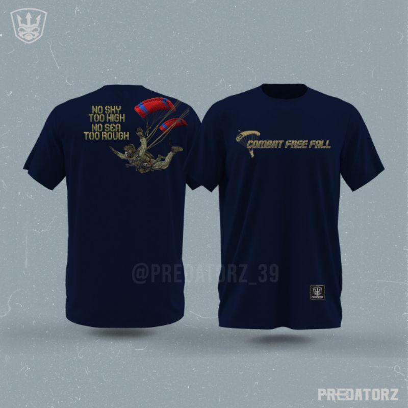 COD FREE STICKER kaos kopaska terjun Ready Set Go Combat Free Fall