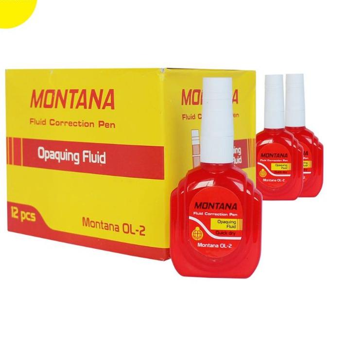 

Terbaru 10.10 12pc Tip ex cair Bagus Esco atau WISCO atau Montana Mirip tip ex kenko