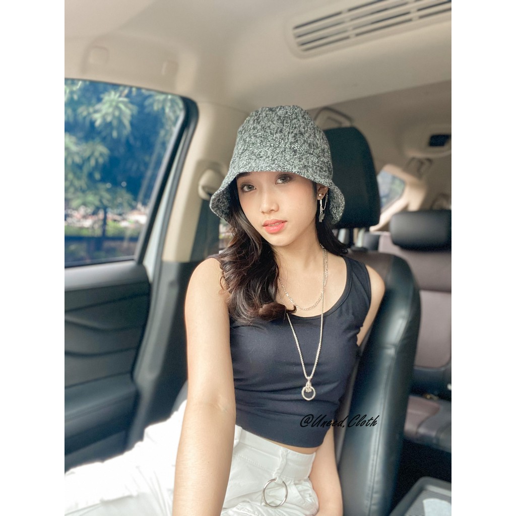 Uneed Cloth / TANKTOP WANITA POLOS / TENGTOP / TANKTOP JUMBO / CROP TANK / TANK TOP / LORY CROP TANK-3