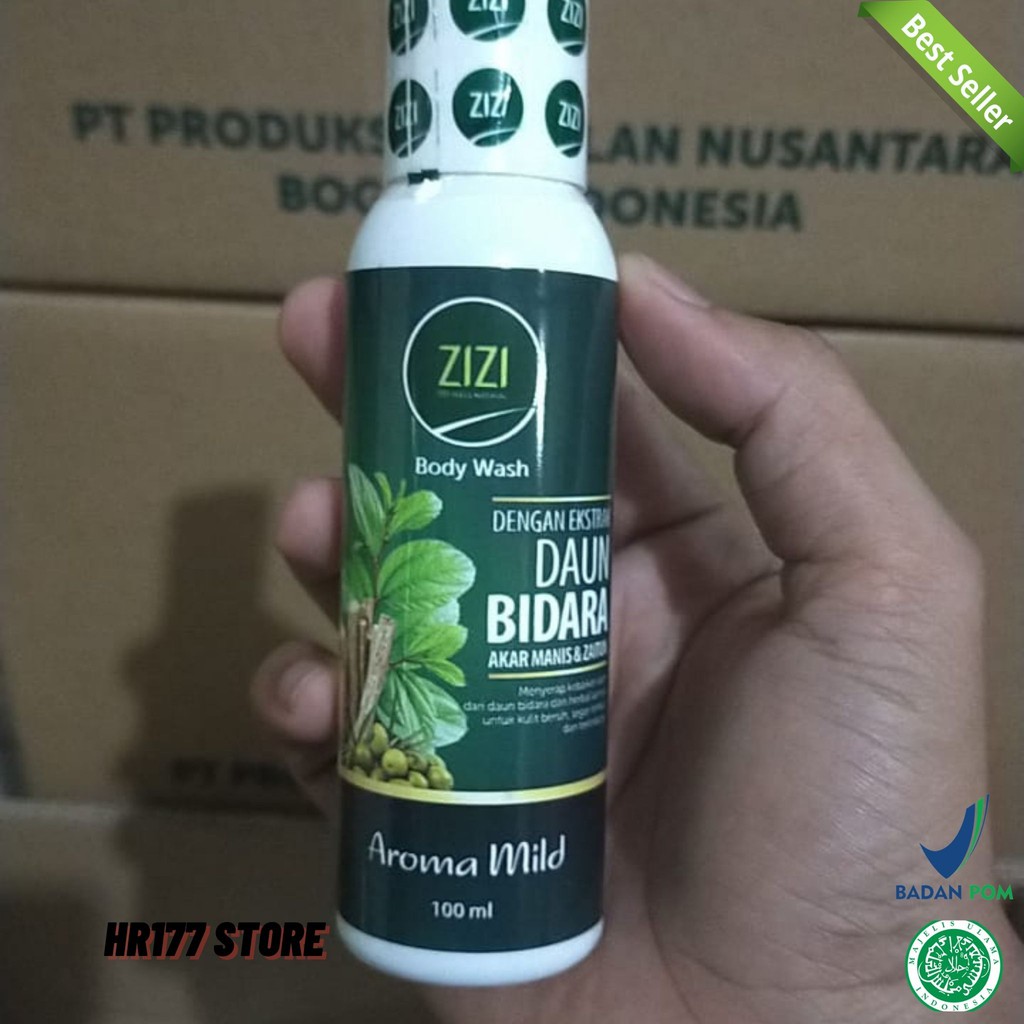 Sabun Bidara ZiZi Body Wash Ekstrak Daun Bidara Aroma Mild 100 Ml