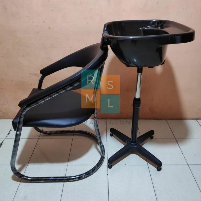 Washbak keramas portable/kursi + washbak portable Star Seller Termurah
