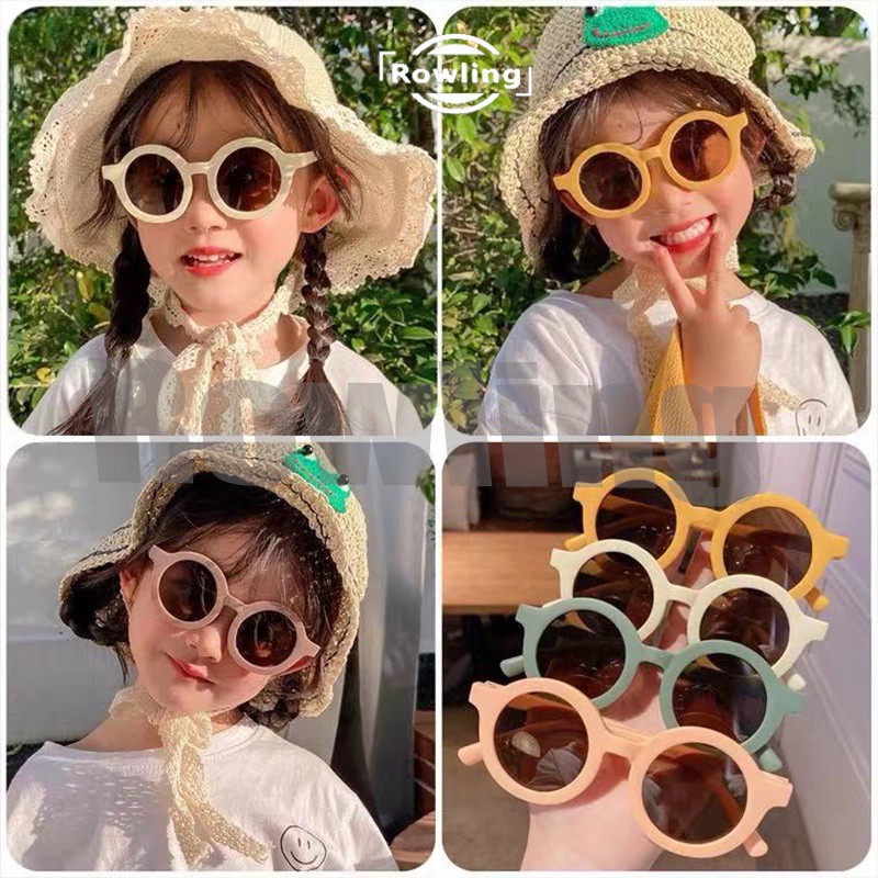 Kacamata Anak Perempuan Dan Laki Laki Lucu Fashion Style / Kacamata Bayi Unisex Bulat