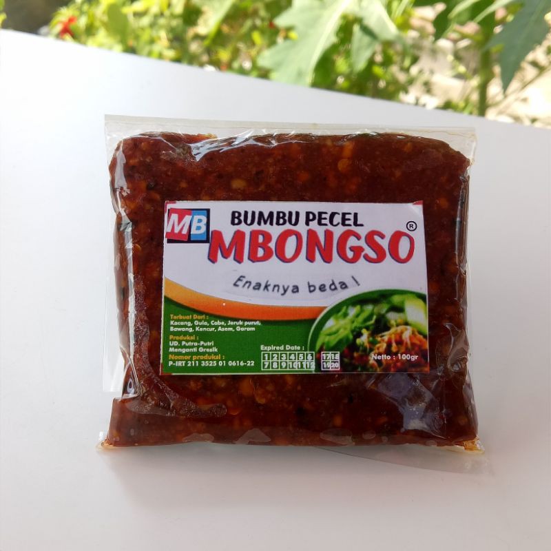 

Bumbu Sambel Pecel Mbongso (100gr)