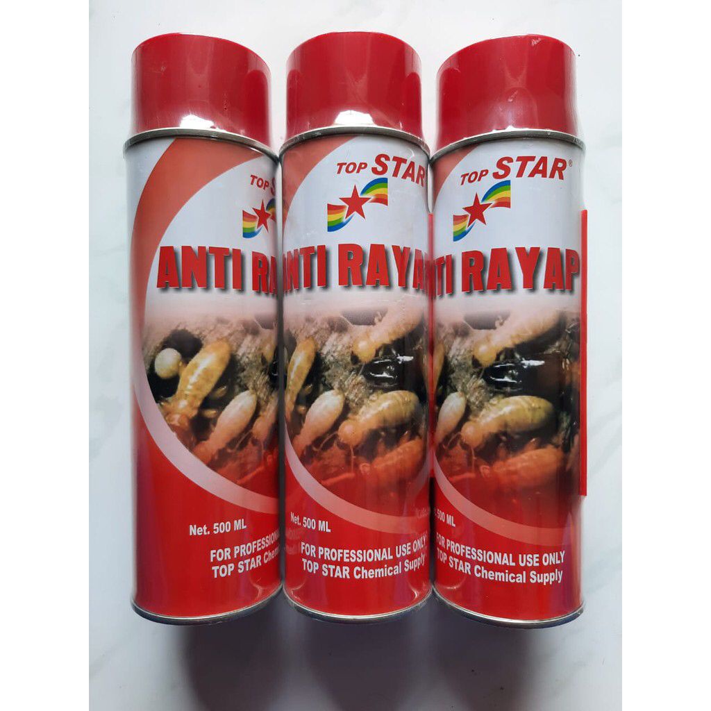 PROMO TOP STAR SPRAY OBAT ANTI RAYAP KAYU 500ML/OBAT PEMBASMI RAYAP KAYU FC PROMO