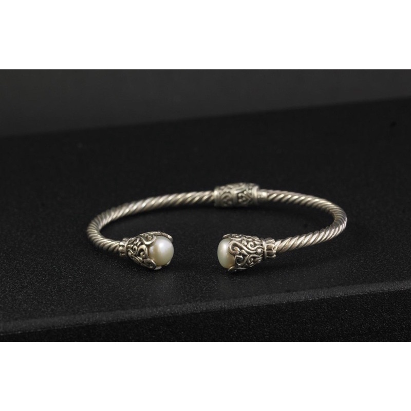 Gelang perak mutiara