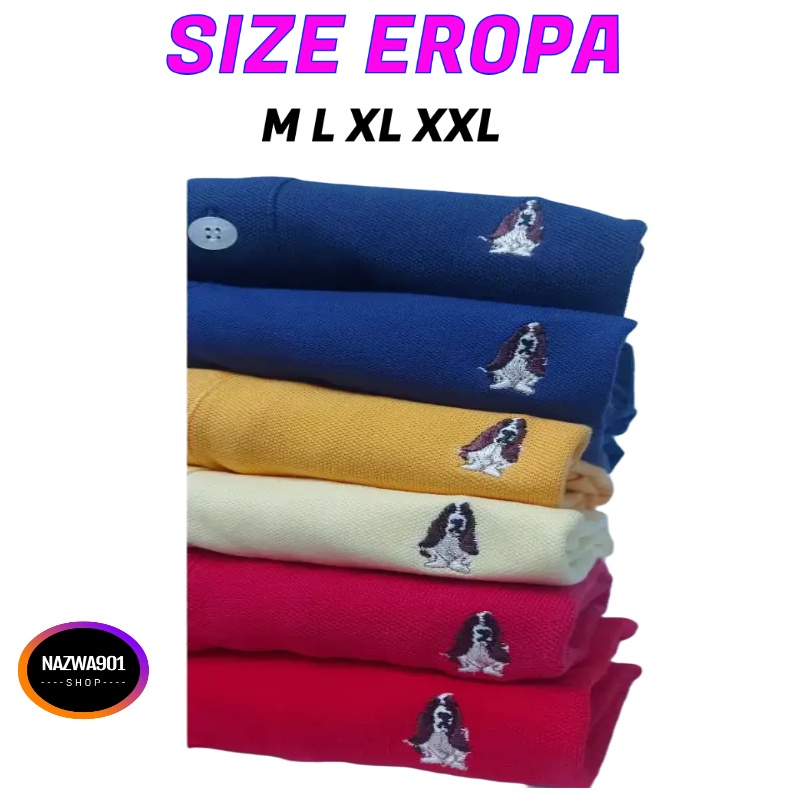 Polo Shirt Kaos Krah Berkerah Pria Hush Puppies Hijau Dewasa Original Branded Terbaru Premium Murah 