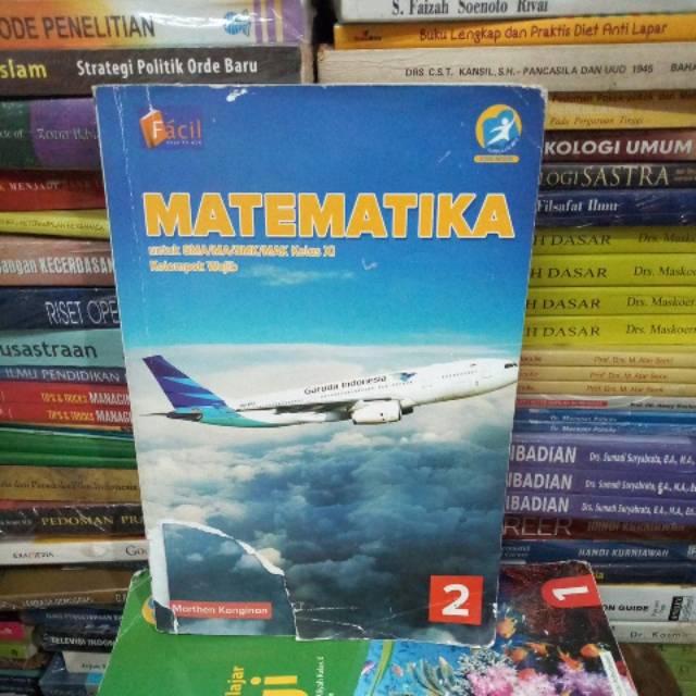 Matematika untuk SMA kelas 11 wajib original bekas Facil