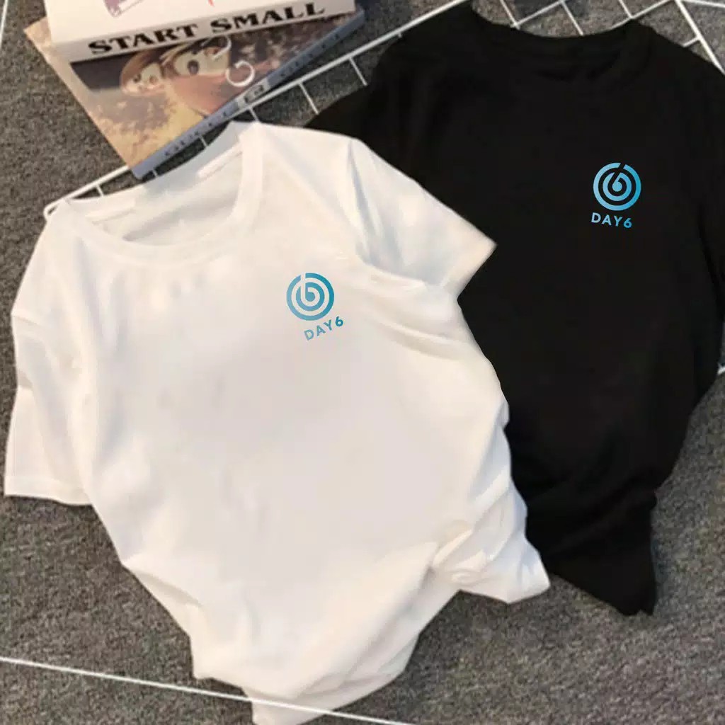 TSHIRT KAOS KPOP DAY6 BLUE LOGO
