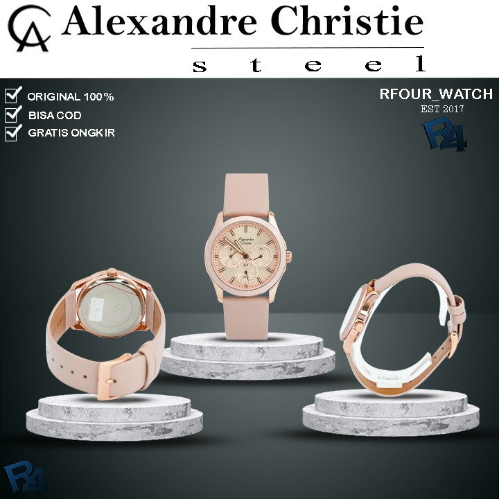 JAM TANGAN WANITA ALEXANDRE CHRISTIE ORIGINAL ALEXANDER CHRISTIE WANITA JAM ALEXANDER CRISTIE 2968 W