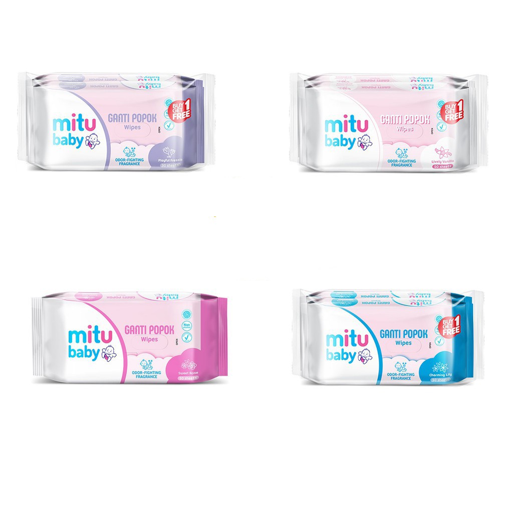 [ BUY 1 GET 1 FREE ] MITU TISU BASAH MURAH WIPES FRESH &amp; CLEAN TOILETRIES GANTI POPOK WETTIES ANTISEPTIC BABY TISSUE