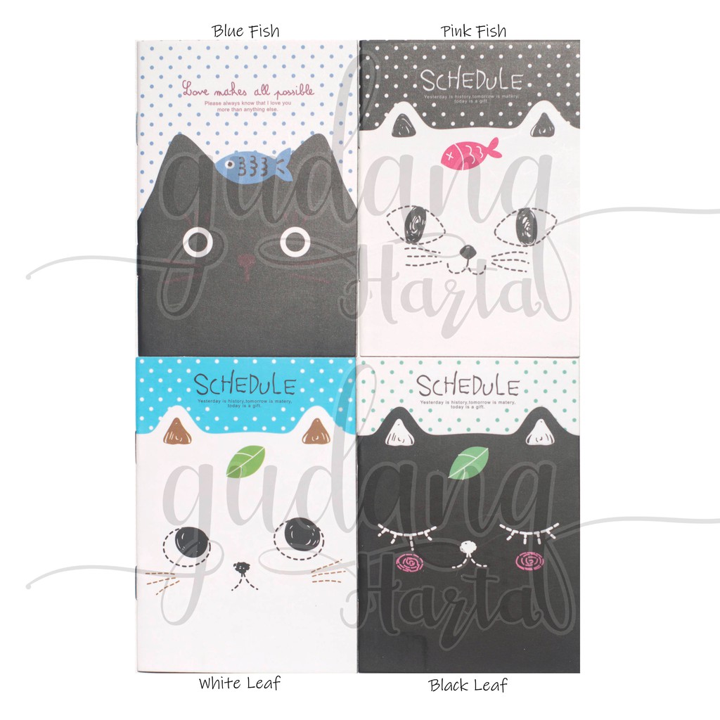 

Notebook Mini Kucing Cat Buku Catatan Lucu GH 308096