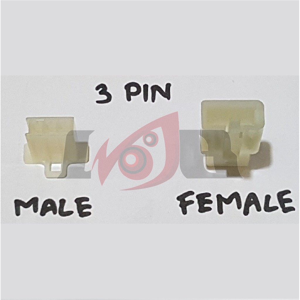 Rumah Skun Kecil 3 Pin Soket Terminal Kuningan Kabel Connector Socket