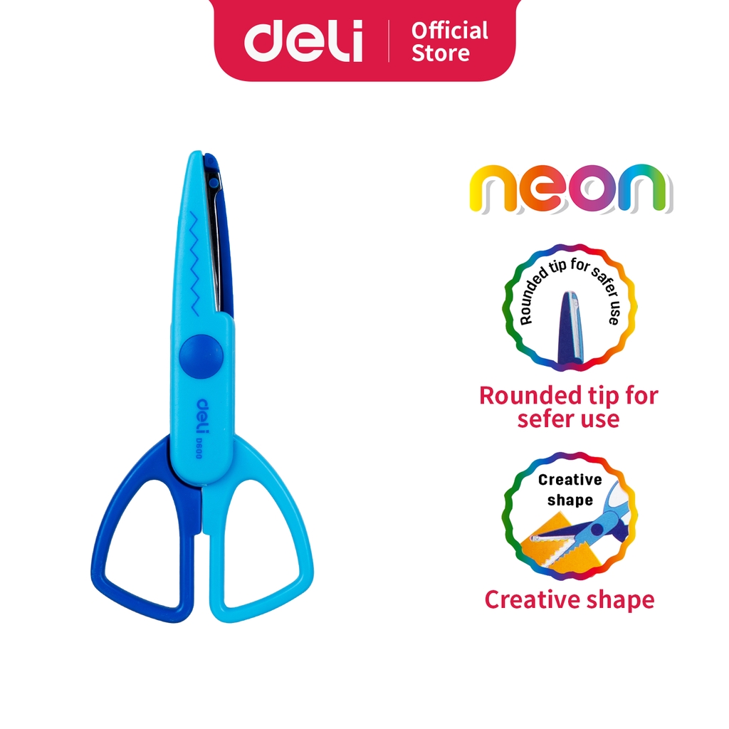 

Deli Gunting Crafting 136mm desain ergonomis tip tumpul untuk penggunaan yang aman ED60001