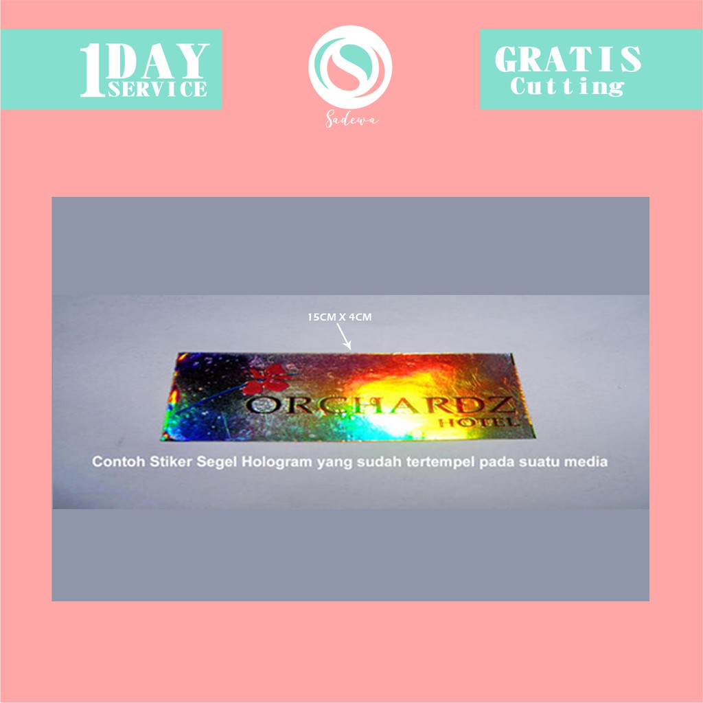 

SPH 15 1-6 Cetak Stiker Hologram Print Sticker Bentuk Persegi Tercepat Termurah