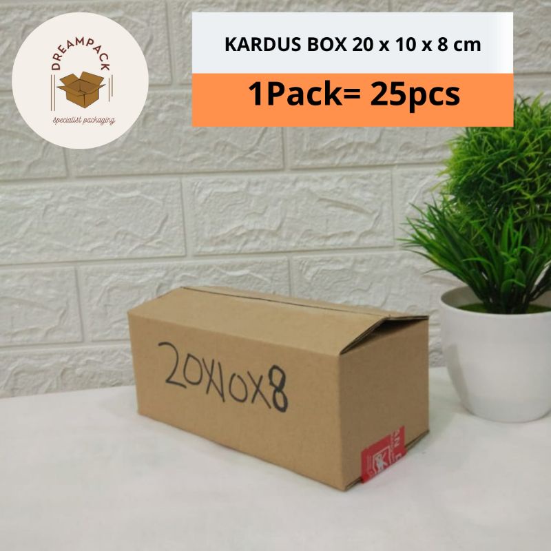 

KARDUS BOX/KARDUS PACKING/DUSBOX IND 20X10X8 CM