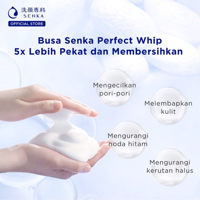 ❣️Rakkistore99❣️ Senka Perfect Whip Fresh Anti Shine Facial Wash 50g / 100g (100% Original)