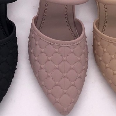 SANDAL JELLY WANITA SENDAL WDGES PEREMPUAN SANDAL BALANCE 629-PEACH