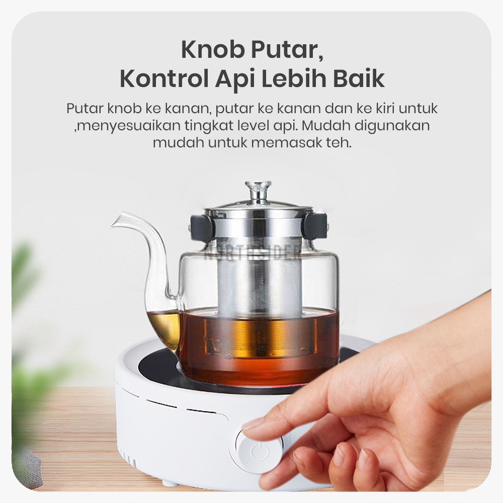 KOMPOR LISTRIK INFRARED COOKER 800W | TEH KOPI MOKA POT MASAK YG100T18