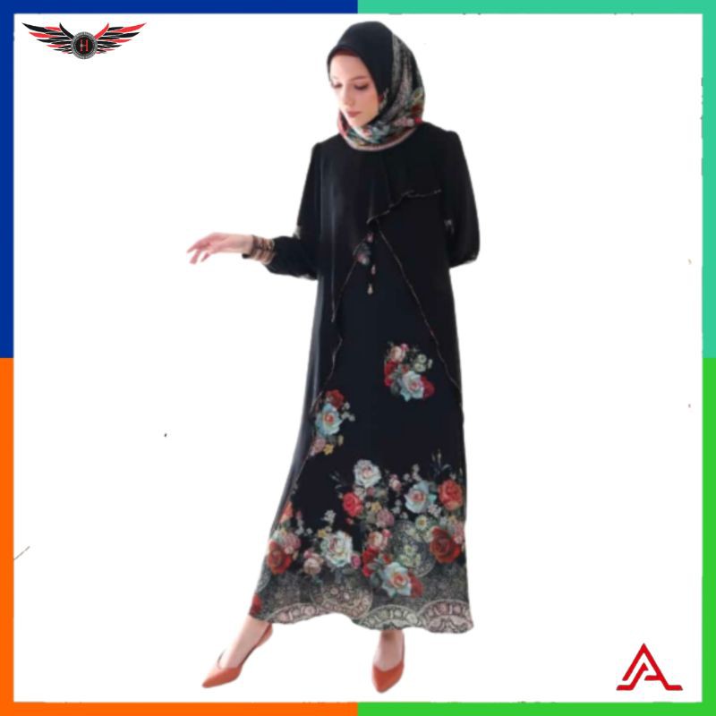 AS19 | HIKMAT FASHION [A4155] ABAYA | GAMIS | BAJU HIKMAT GAMIS | BAJU HIKMAT